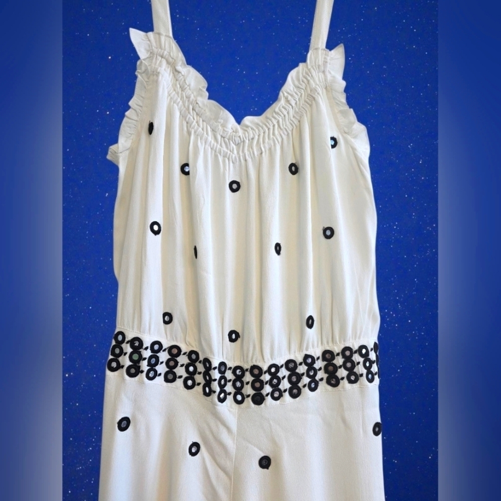 Anthropologie Leifnotes Mirror Dots Maxi Dress Size 8 - Picture 2 of 10